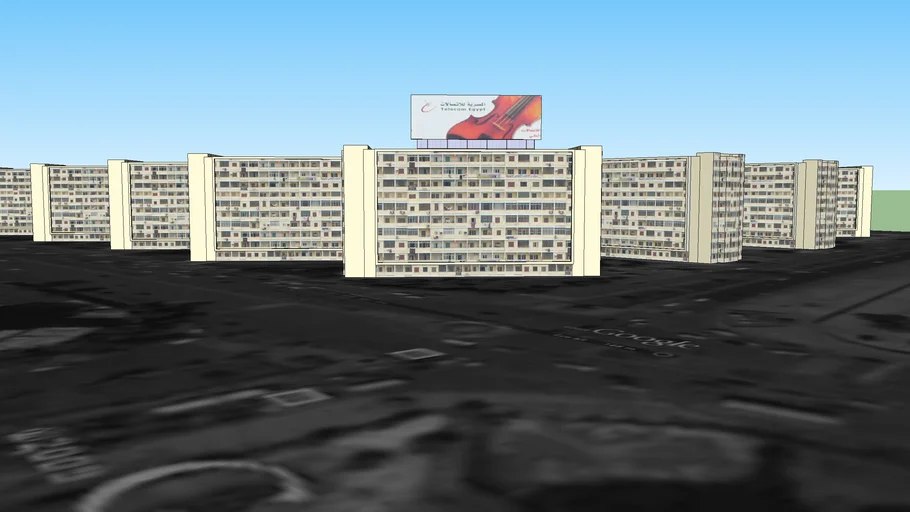 rabaa residential buildings by arch: mohammed sharaf eldeen | 3D Warehouse