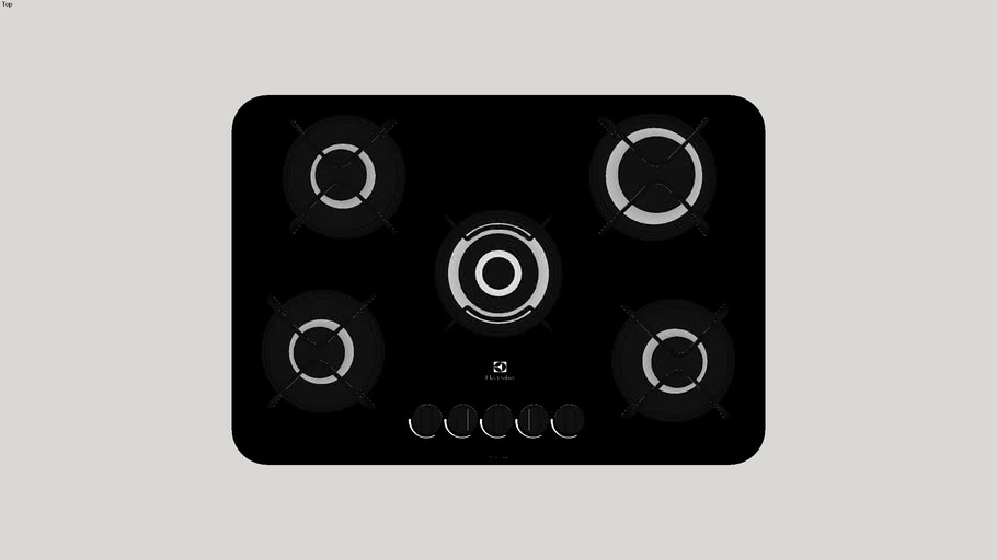 Cooktop Electrolux 5 Bocas 3D Warehouse