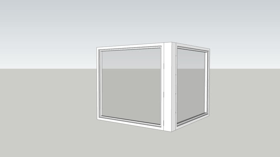 Corner Window 100x100cm 3d Warehouse 7137