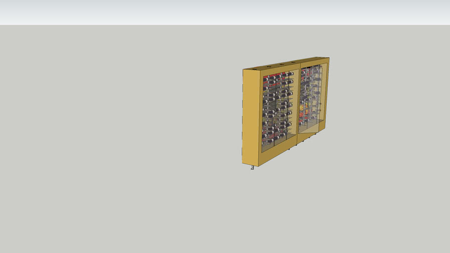 Wine Cooler for Restaurant 3D Warehouse