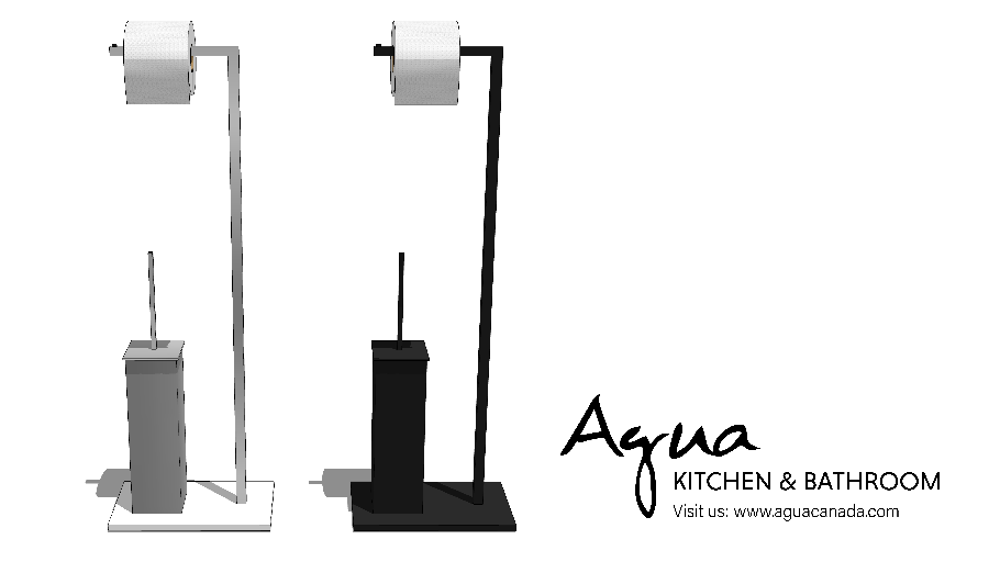 Freestanding toilet paper holder (code DANIELLA) by Agua Canada 3D