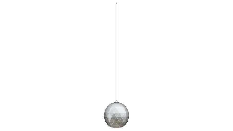60155 Pendant Lamp Triangle White 30cm