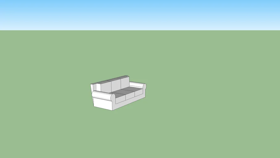 Red Couch 3D Warehouse