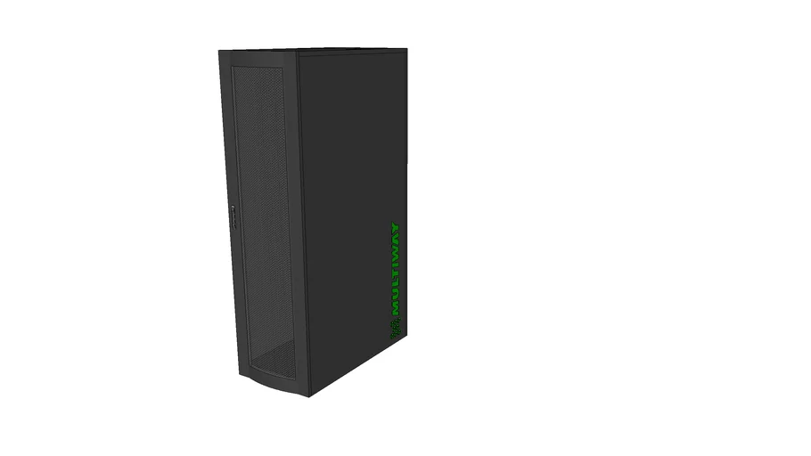 Rack No Tools Multiway Porta Tela/Tela Bip 44U x 600mm x 1100mm | 3D ...