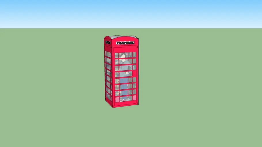 phone booth 3D Warehouse