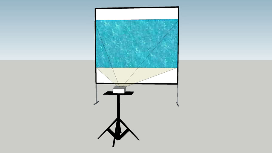 10ft x 10ft Aluminum Frame Projection Screen