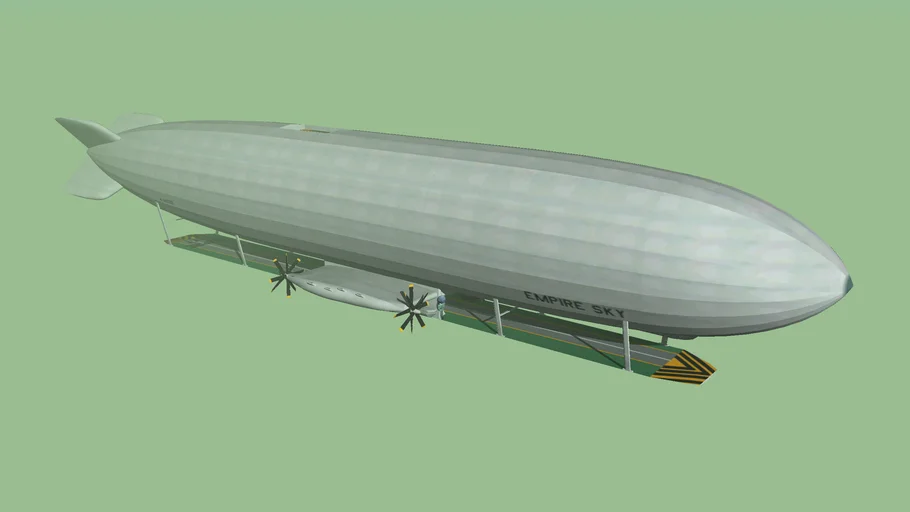 Empire Sky zeppelin aircraft carrier. 3D Warehouse