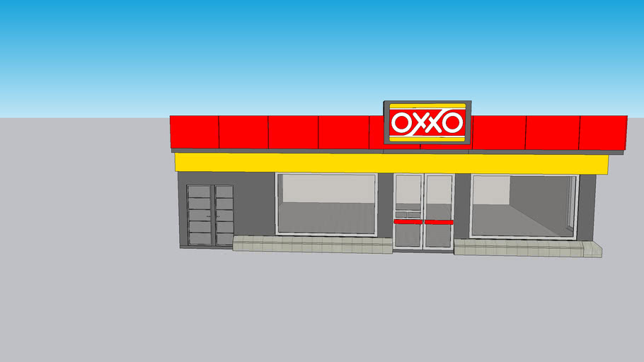 Tienda OXXO fachada | 3D Warehouse