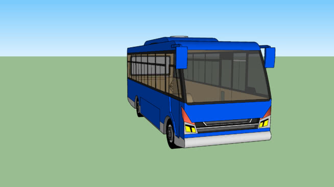 mini eicher bus indian | 3D Warehouse