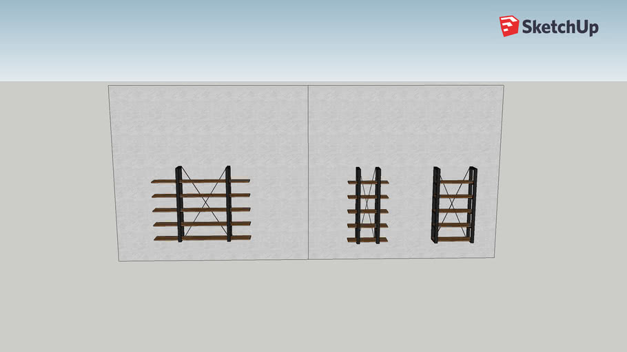 Floating_Shelf(s)____(FSW1,2,3) | 3D Warehouse