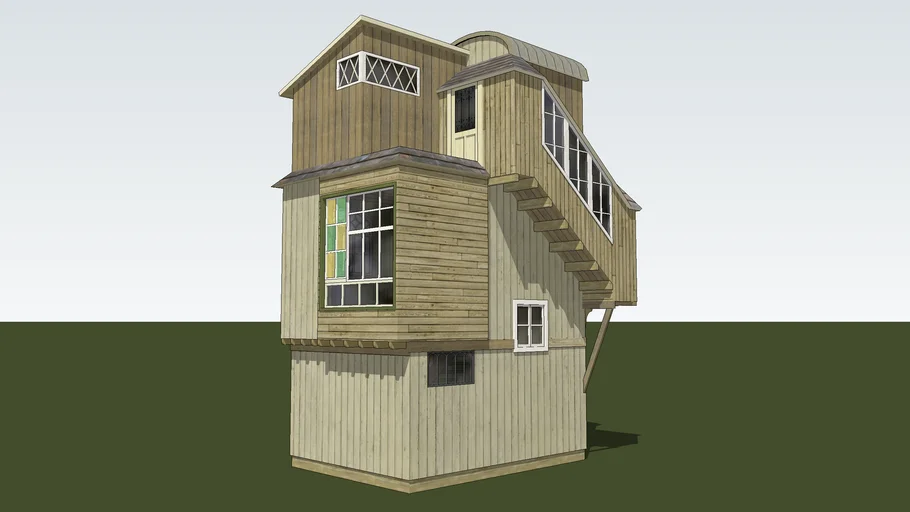 Tiny tower house | 3D Warehouse