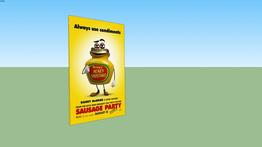 Sausage Party Honey Mustard (Theatrical Standee) 3D Warehouse