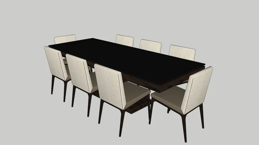 table pour 8 | 3D Warehouse