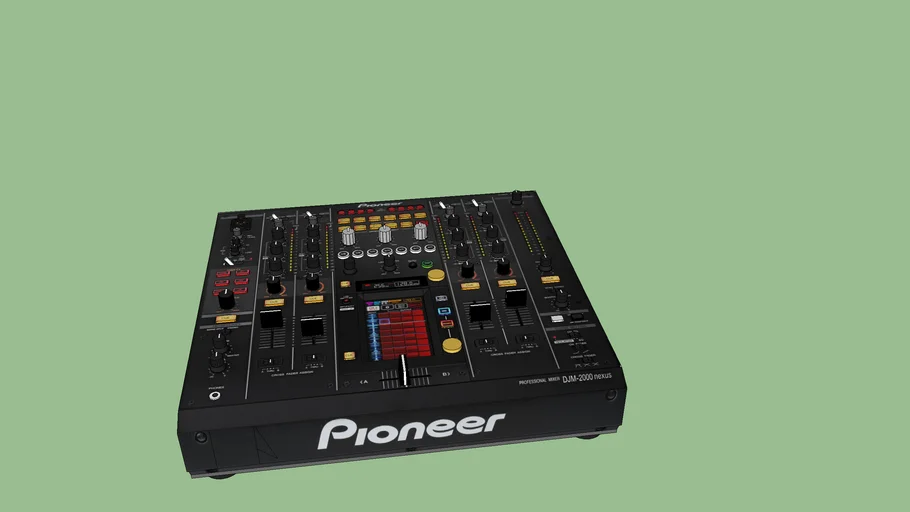 Pioneer DJM 2000 Nexus Dj mixer | 3D Warehouse