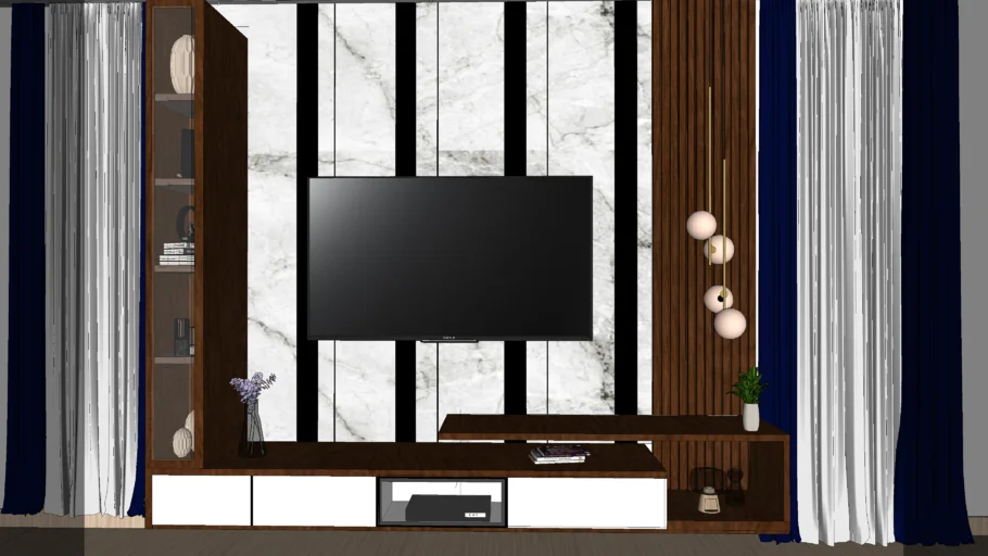 modern TV unit, TV unit | 3D Warehouse
