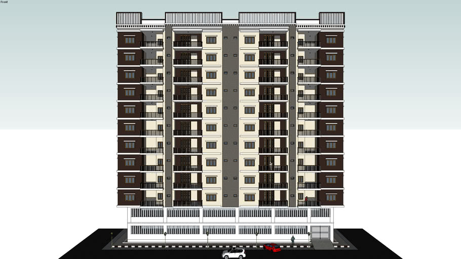 Apartment Building | 3D Warehouse