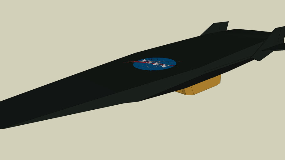 X-43 with NASA Roundel | 3D Warehouse