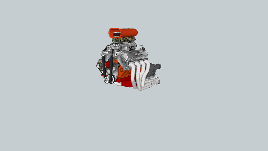 Supercharged Big Block Chevrolet 3D Warehouse