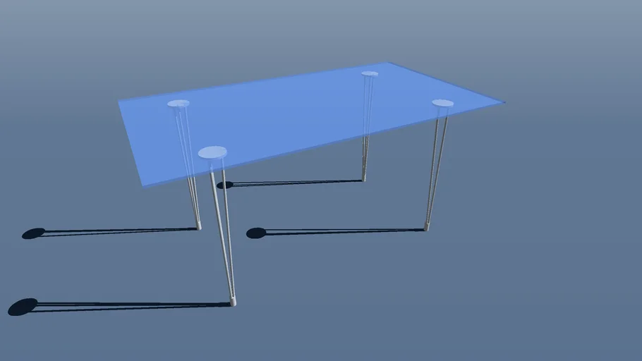 Large Glass Table
