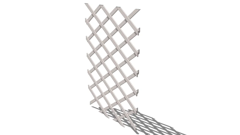 Diagonal trellis | 3D Warehouse
