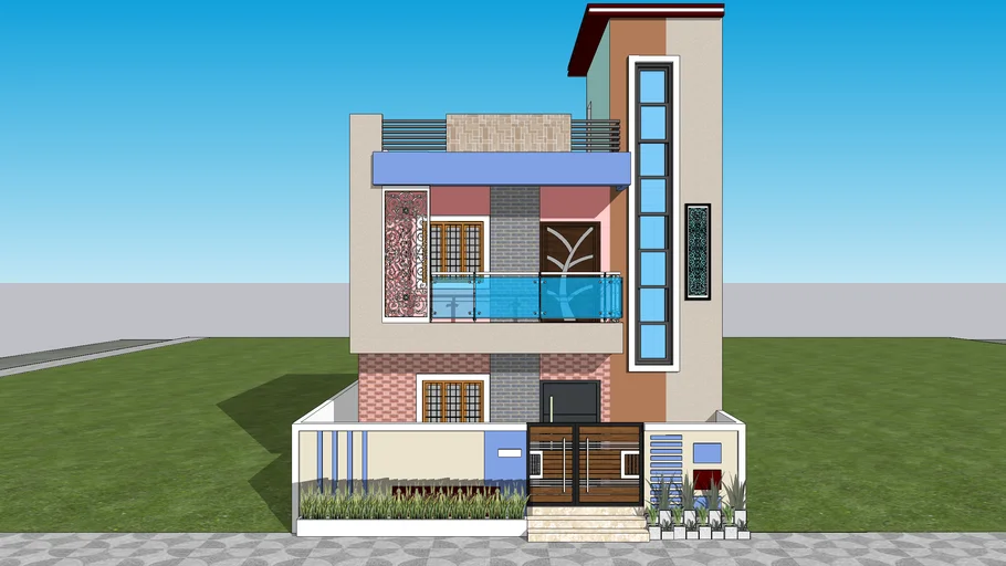 Two Story Modern House Design