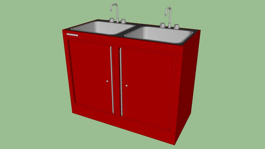 BS-121 - Double Sink Cabinet