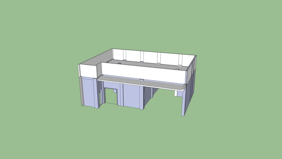 Ruko 1 Lantai | 3D Warehouse