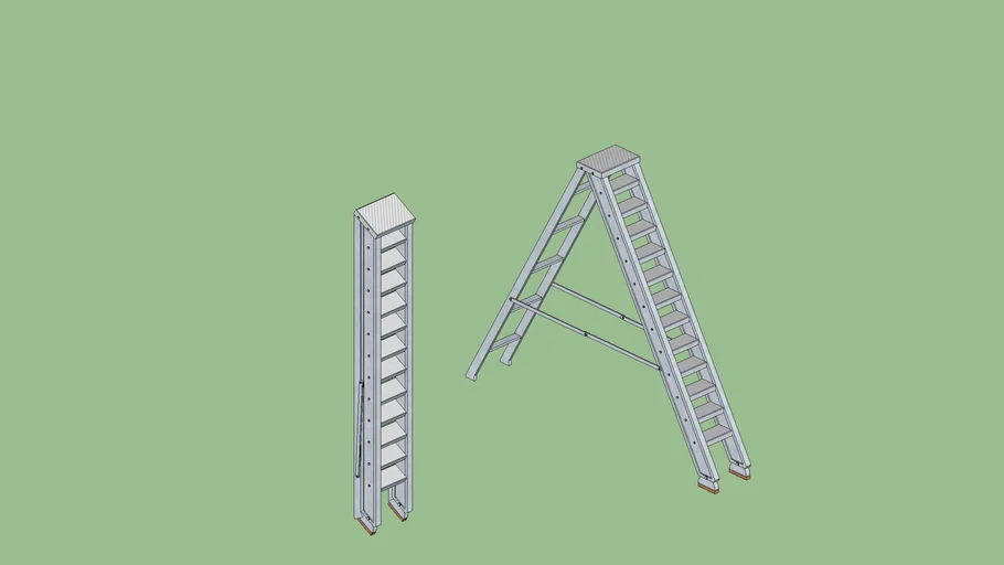 Step Ladder 3D Warehouse