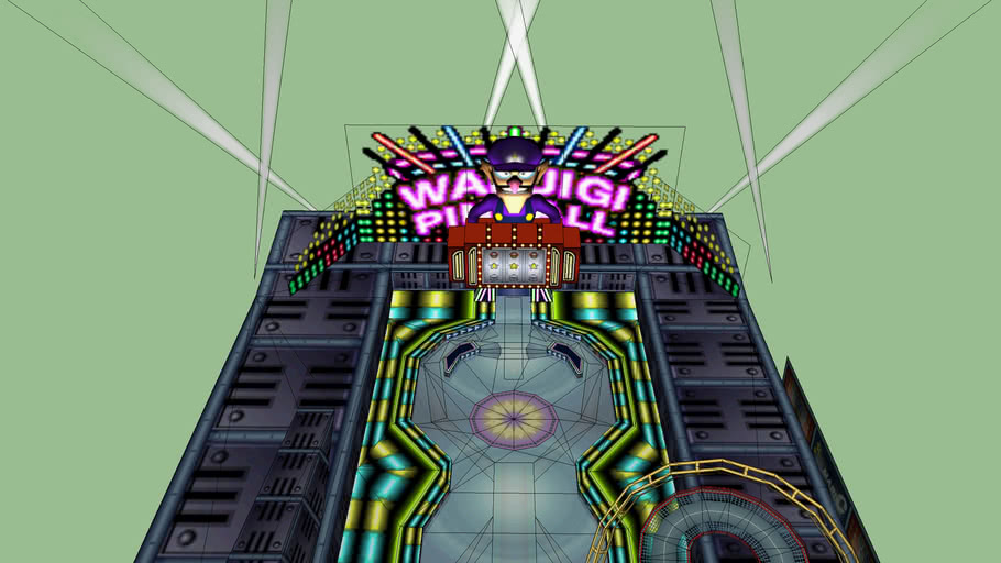 MKDS!! Waluigi Pinball Course model 3D Warehouse