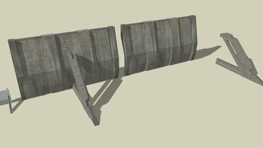 forerunner retaining wall and components. | 3D Warehouse