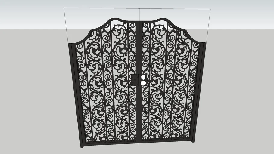 Ornate Wrought Iron Gate