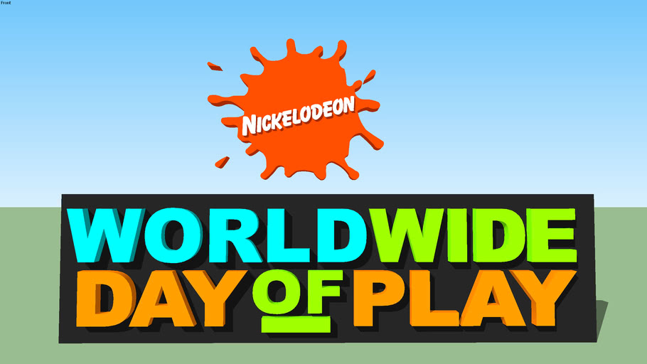 Nickelodeon's Worldwide Day of Play Logo 3D Warehouse
