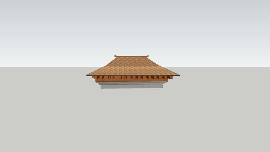 Chinese roof 3D Warehouse