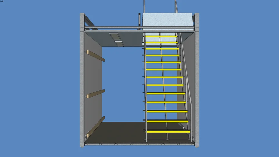 MAS-A Hallway A Stairs A Bottom | 3D Warehouse