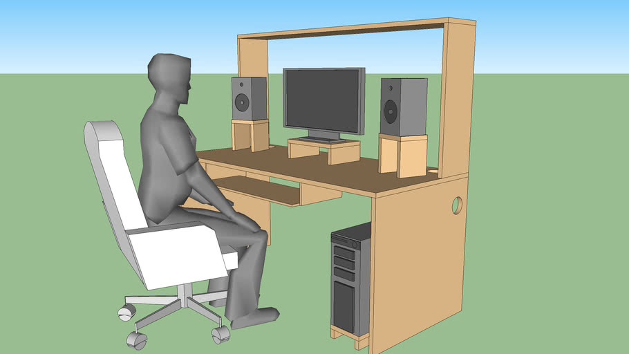 Computer Desk 3D Warehouse