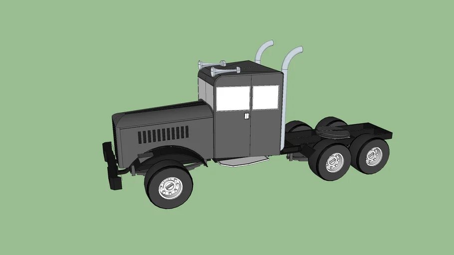 off road semi truck 3D Warehouse