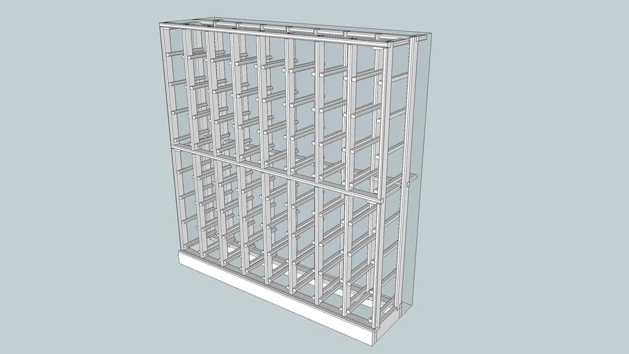 KIT RACK - 750ml 32x 32 (BASE) | 3D Warehouse