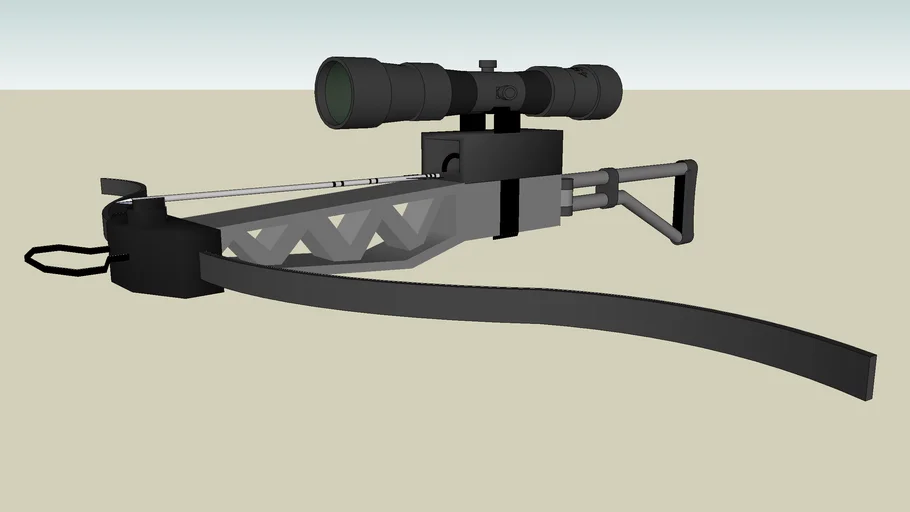 Crossbow Sniper 3d Model