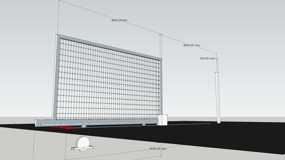 Sliding Gate 3d Warehouse