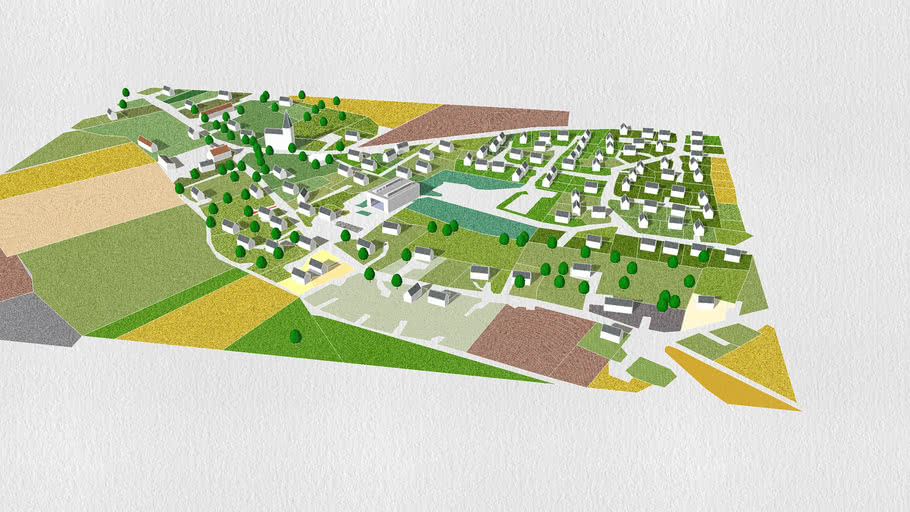 French village 3D Warehouse