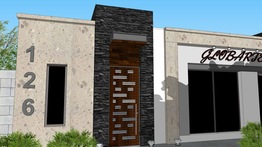 Local Comercial Y Departamento Moderno 3d Warehouse