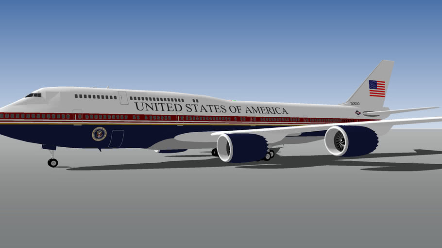 New Air Force One 747 8 Intercontinental 3d Warehouse