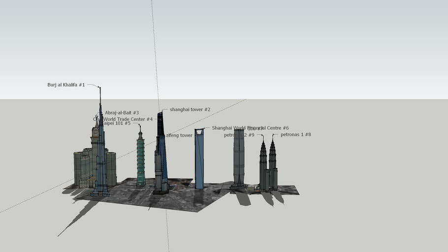 top 2 tallest buildings world