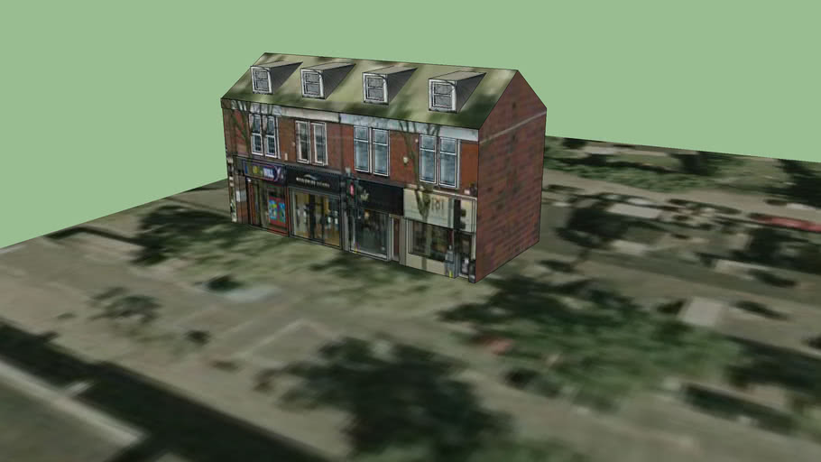 4 shops in Alderley Edge 3D Warehouse