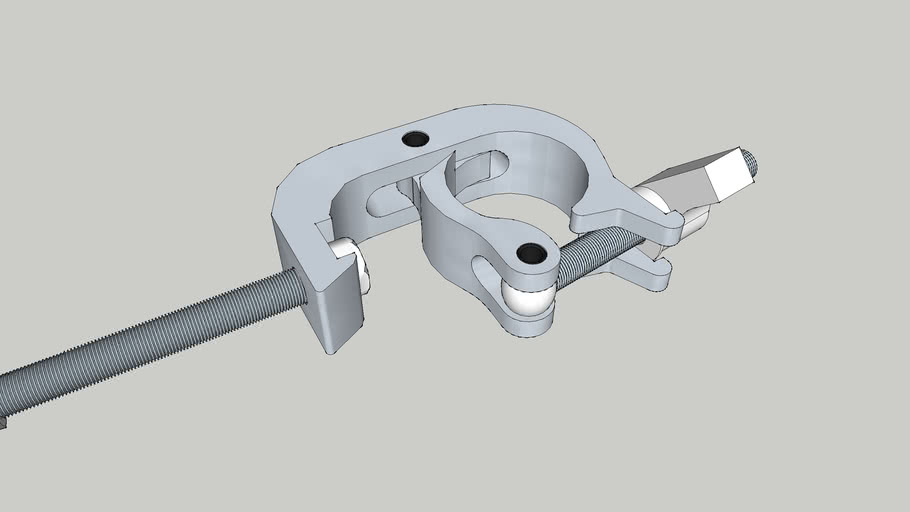 prolyte clp-589 trigger clamp | 3D Warehouse