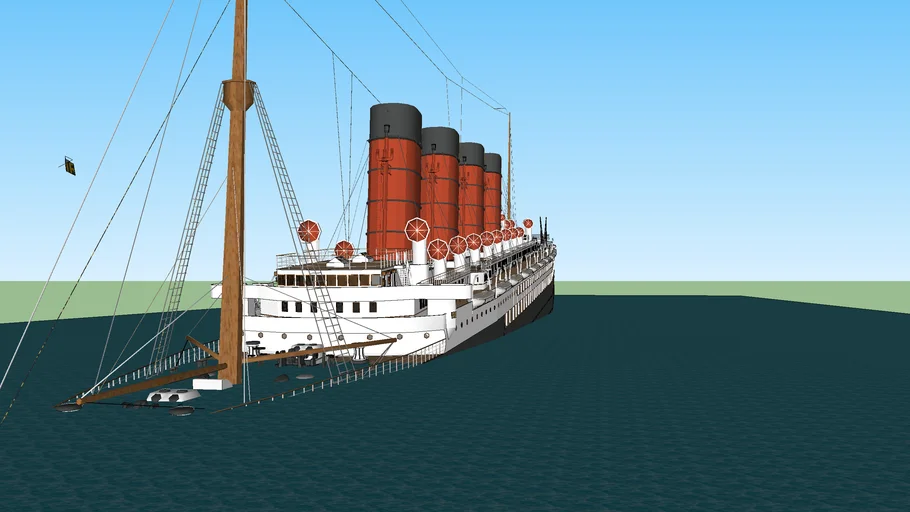 mauretania sinking | 3D Warehouse