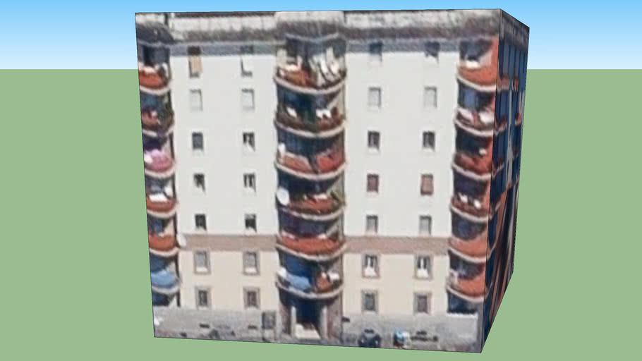 Edificio in Piazza Medaglie D'Oro Napoli NA, Italia 3D Warehouse
