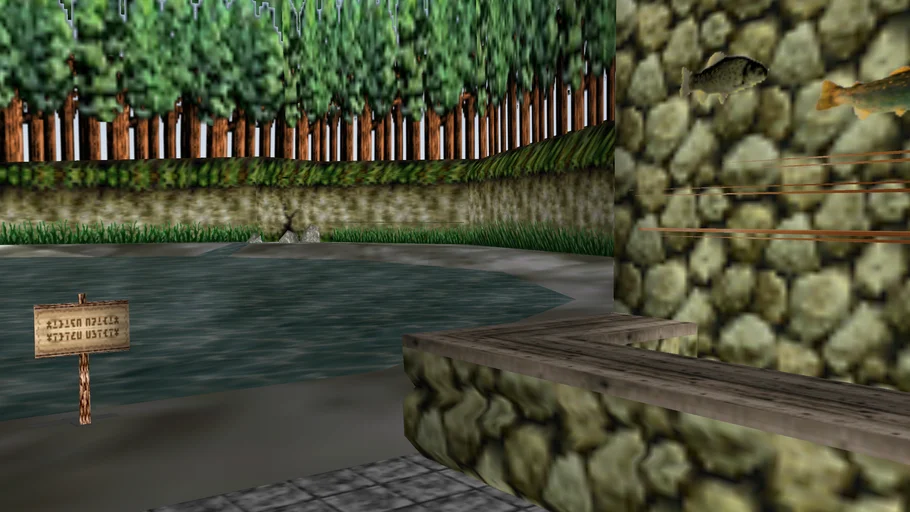 Ocarina of Time Fishing Pond 3D Warehouse