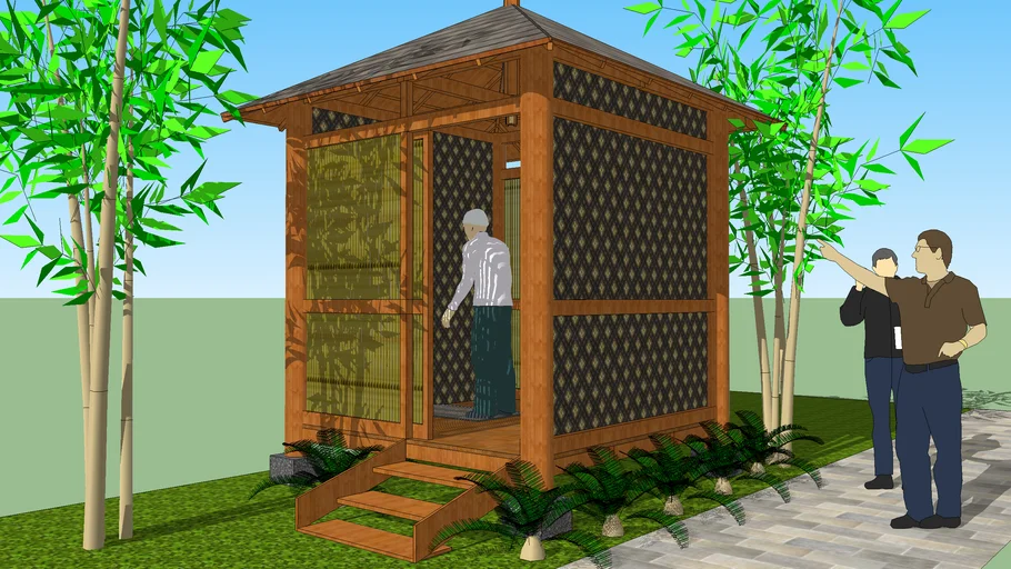 Mushola Kayu 3d Warehouse