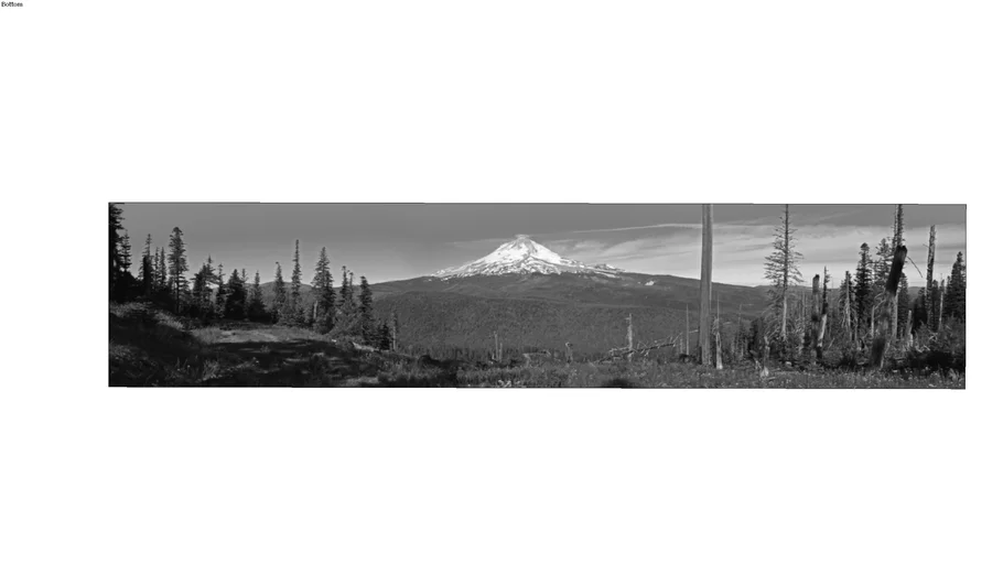 mt hood panorama | 3D Warehouse